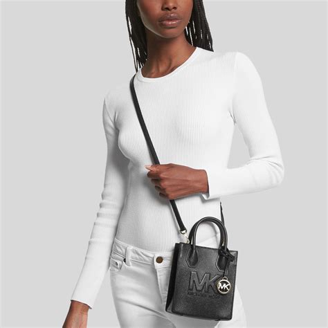 pebbled leather convertible crossbody michael kors|michael kors mercer small.